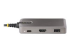 StarTech.com USB-C Multiport Adapter, 4K 60Hz HDMI, HDR, 3-Port USB Hub, 100W Power Delivery Pass-Through, USB Type C Mini Docking Station, Certified Works with Chromebook - Närbild