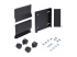 StarTech.com Computer Tower Cart Rolling CPU Caddy w/ Wheels, Adjustable - Höger vinkel