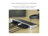 StarTech.com 4K USB-C-docka för tre skärmar med 5 USB 3.0-portar - Tillbaka