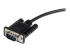 StarTech.com 0.5m Black Straight Through DB9 RS232 Serial Cable - Höger vinkel