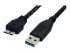 StarTech 0,5 m svart SuperSpeed USB 3.0-kabel A till Micro B ? M/M - Höger vinkel