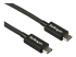 StarTech.com 2.6ft (80cm) Thunderbolt 3 Cable, 40Gbps, 100W PD, 4K/5K Video, Thunderbolt-Certified, Compatible w/ TB4/USB 3.2/DisplayPort - Närbild