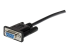 StarTech.com 1m Black Straight Through DB9 RS232 Serial Cable - Närbild