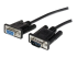 StarTech.com 0.5m Black Straight Through DB9 RS232 Serial Cable - Höger vinkel