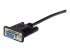 StarTech.com 3 m svart standard seriell DB9 RS232-kabel - Närbild