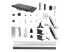 StarTech.com Wall Mount Workstation, VESA Mount For 32" Monitors (22lb/10kg), Fully Articulating Arms For Single Monitor Mount & Keyboard Tray, Includes Desktop Computer/PC Bracket - Framsidan