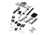 StarTech.com Wall Mount Workstation, Articulating Standing Desk w/ Ergonomic Height Adjustable Monitor Arm & Padded Keyboard Tray, 34" VESA Display, Foldable Wall Mounted Sit Stand Desk - Höger vinkel